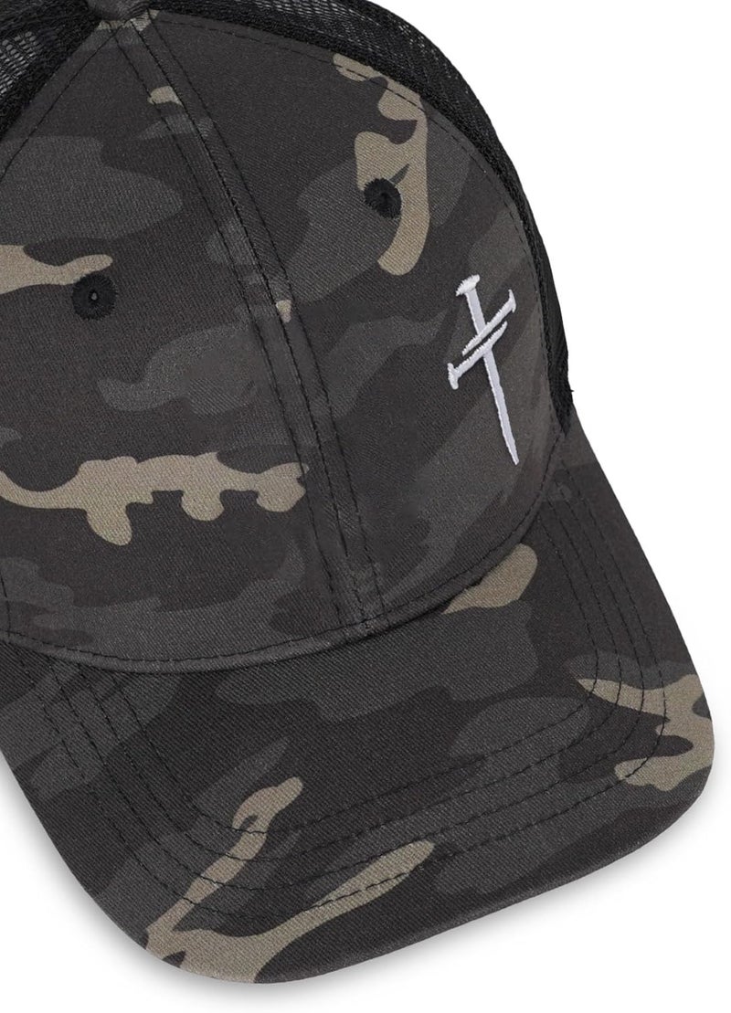 THIN MOUTH Christian Jesus Cross Hat - Faith Hats for Men Women - Religious Gifts for Thanksgiving Christmas - Image 4